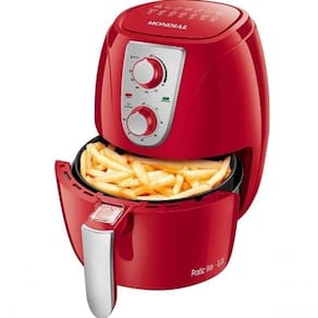 Fritadeira Eletrica Air Fryer Mondial Red Lux 110V