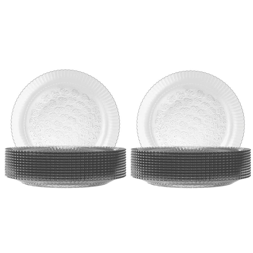 Prato Raso de Vidro Duralex Primavera 23cm 24 Unidades - Nadir 5731
