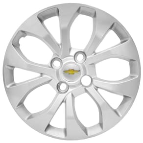 Jogo 4 Calotas Aro 14 Gm Onix Prisma 2017 18 19 Prata