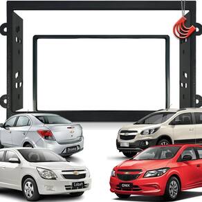 Moldura 2 Din Onix Prisma Cobalt Spin 2012/2019 - Dvd Mp5