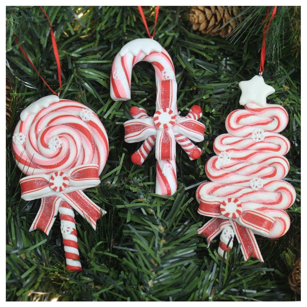 Kit 3 Enfeites Pendentes Rosa Para Árvore De Natal