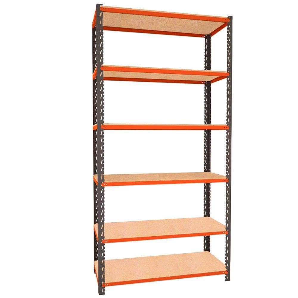 Estante Monta Carga 450 x 1950 mm com 6 Prateleiras e Capaci