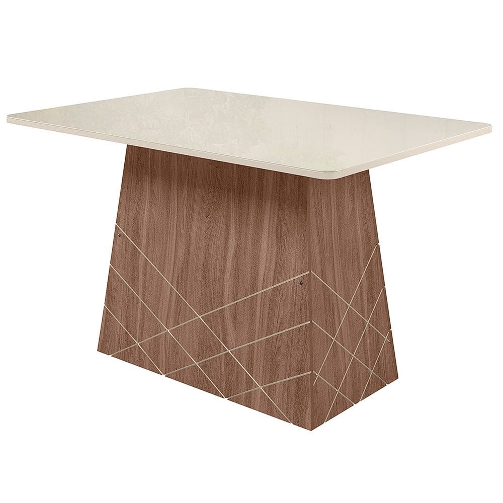 Mesa para Sala de Jantar Luanda 1,35 X 0,90 Amendoa