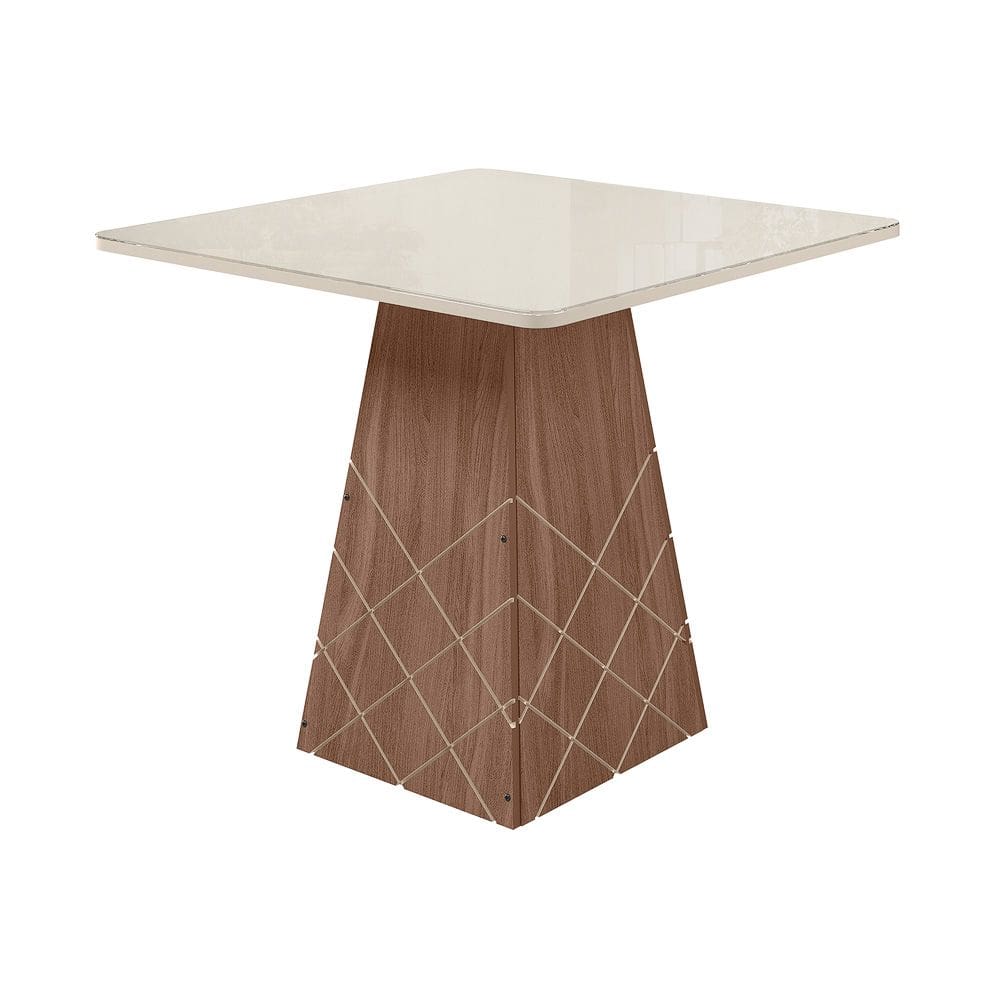 Mesa para Sala de Jantar Luanda 0,90 X 0,90 Amendoa