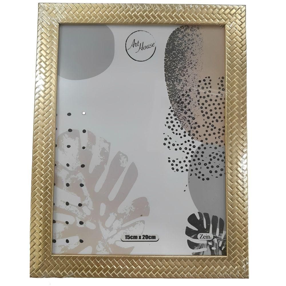 Porta Retrato de Mesa 15x20 Shine 407285 Dourado - Art House