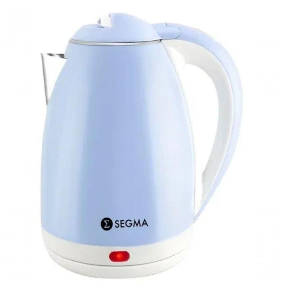 Chaleira Eletrica Luxcook Segma 1200w 110V Desligamento Automatico Azul