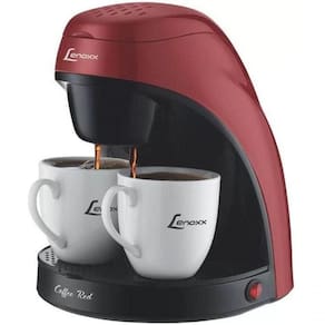 Cafeteira Eletrica 450w C-2 Xicaras Porcelana Lenoxx - Red 220V