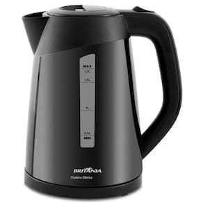 Chaleira Eletrica Britania 1,7l Desligamento Automatico 1200w Preto 110V