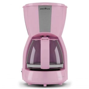 Cafeteira Eletrica Britania Faz 15 Xicaras Pink Ellegance 220V