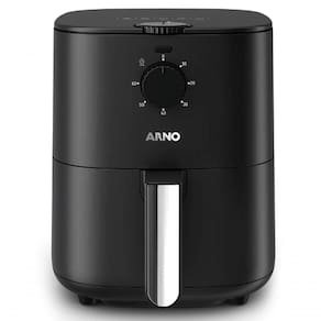 Air Fryer Fritadeira Eletrica Arno 1280w Com Timer All Black 110V