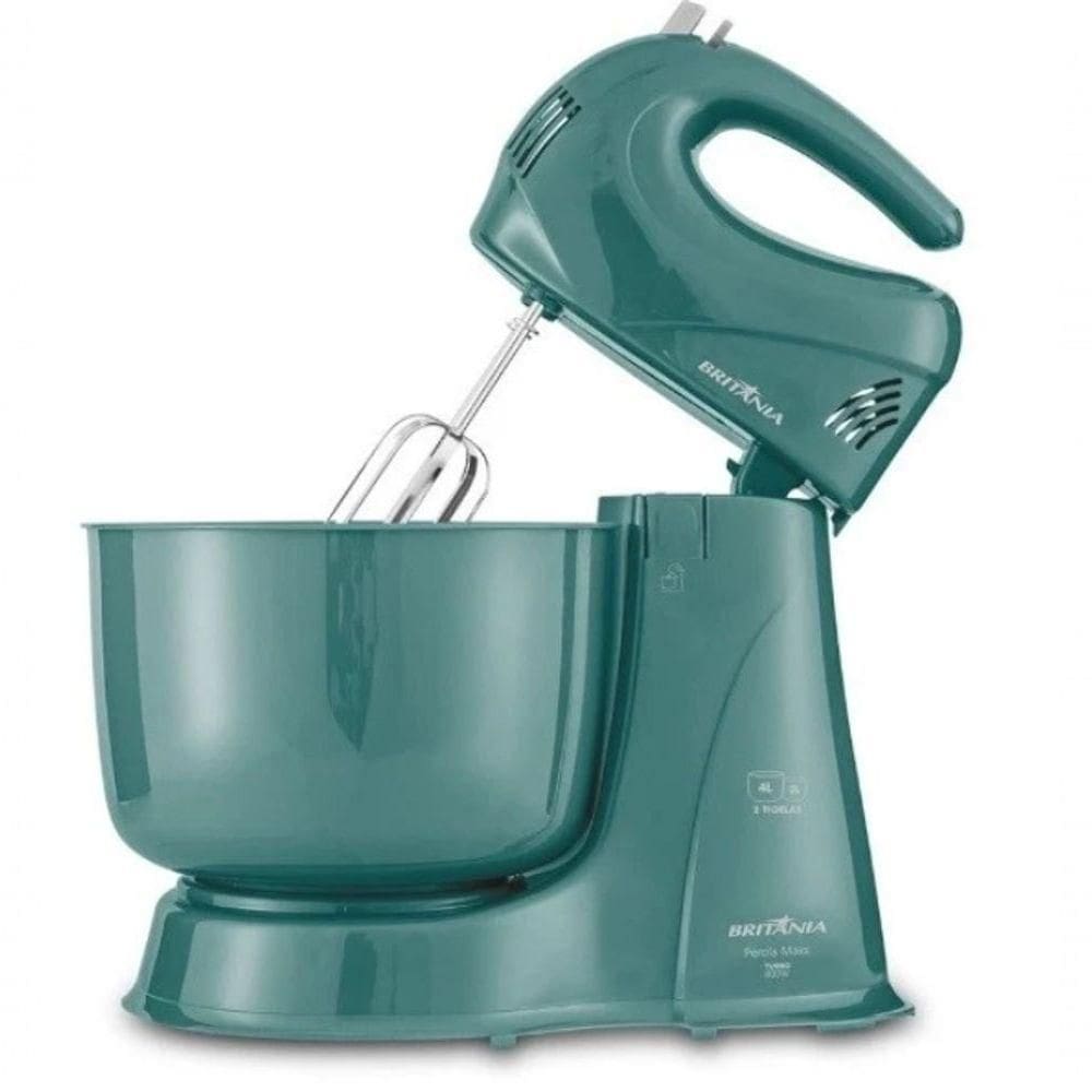 Batedeira Britania 4 Velocidades Com 2 Tigelas 350w 220V Blue