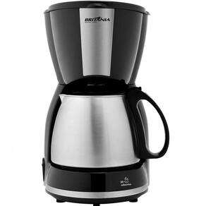 Cafeteira Eletrica 15 Cafes 550w Britania Inox 110V Jarra Em Inox