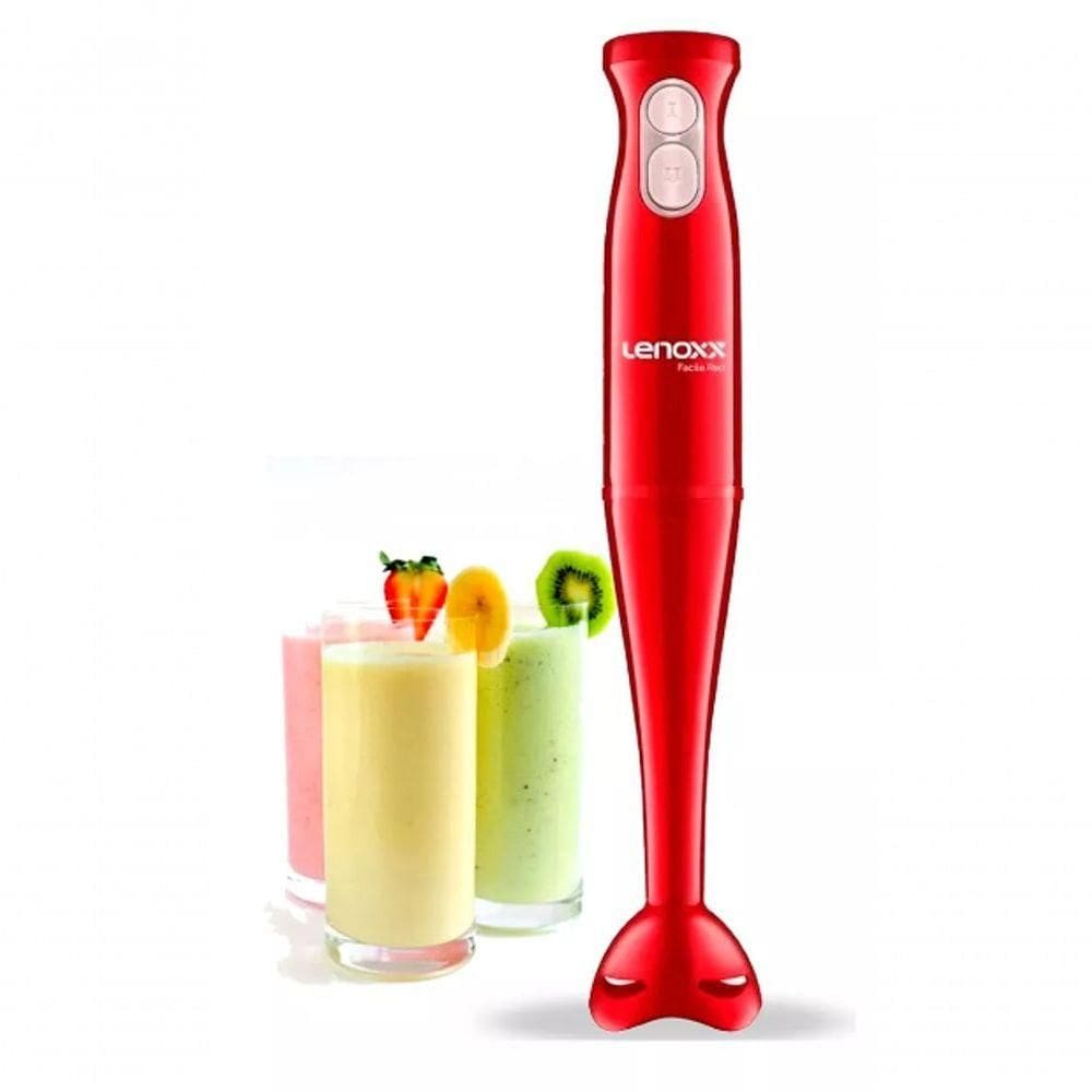 Mixer Lenoxx 200w Red Drink Shake Dupla Velocidade 110V