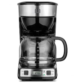 Cafeteira Digital Programavel Com Timer 900w Multi Faz 32 Xícaras Preta 110V