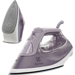 Ferro De Passar A Vapor Electrolux 1500w Turbo Force Ceramic Lilas 220V