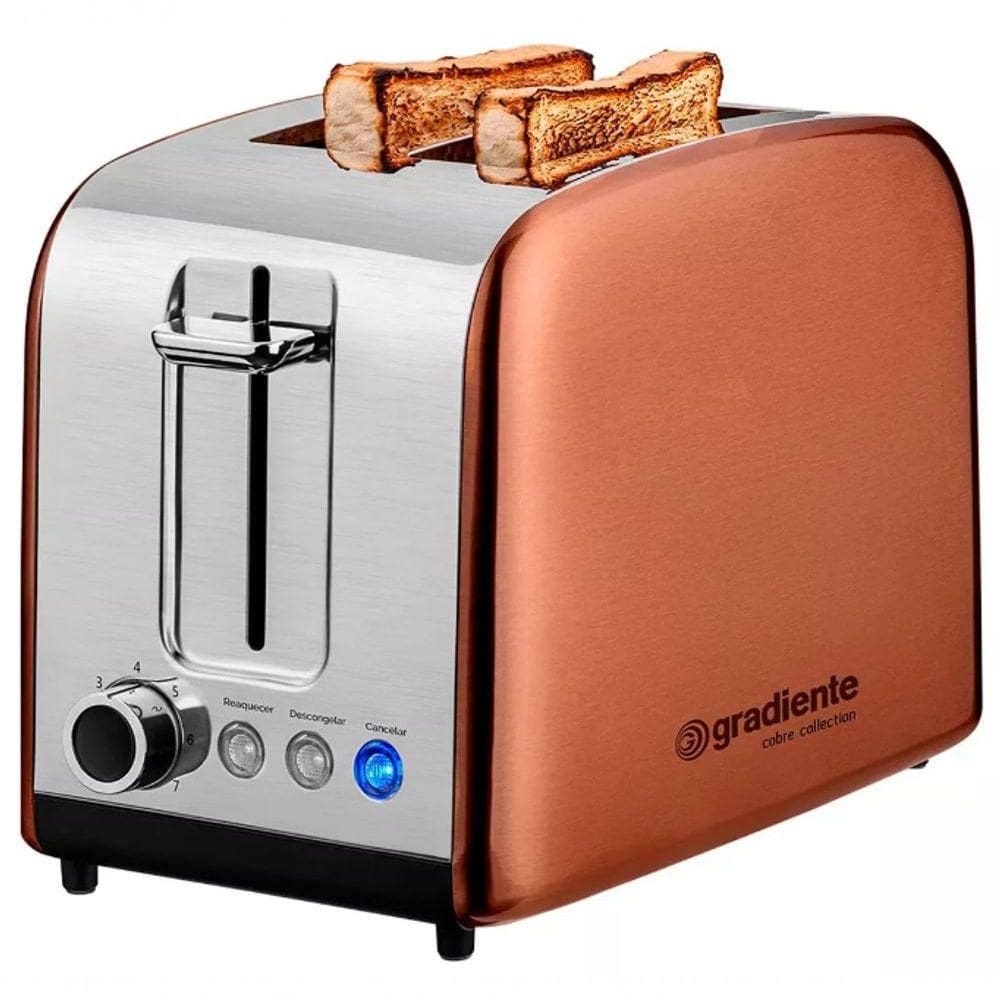 Torradeira Gradiente Luxx Golden Dupla Chapa 850w 220V