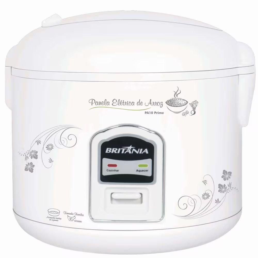 Panela De Arroz Britania Faz 10 Xicaras 700w Banco 220V