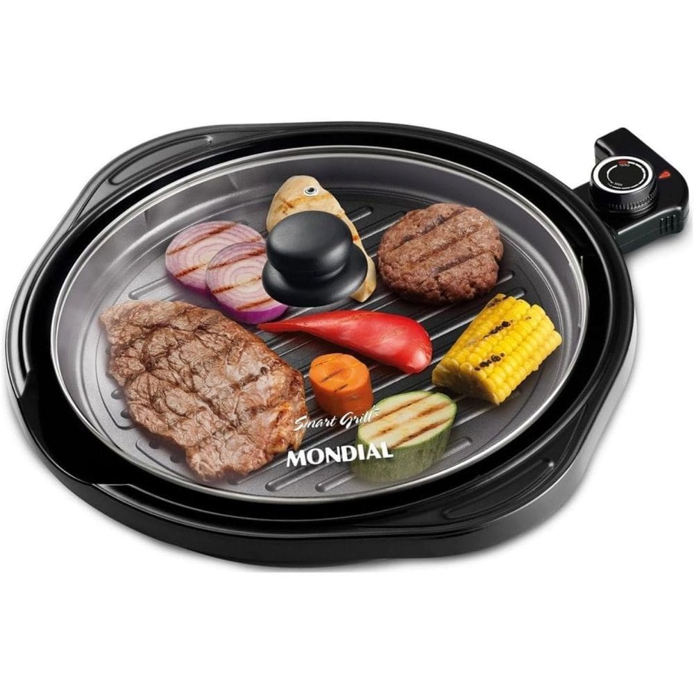 Grill Redondo Smart Grill 30cm Mondial 1200W G-04 127v