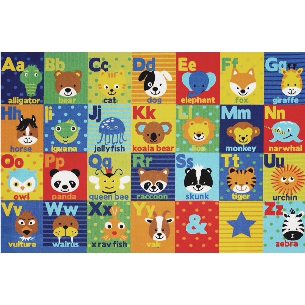 Tapete Infantil Emborrachado Antiderrapante 100x140cm - Safari