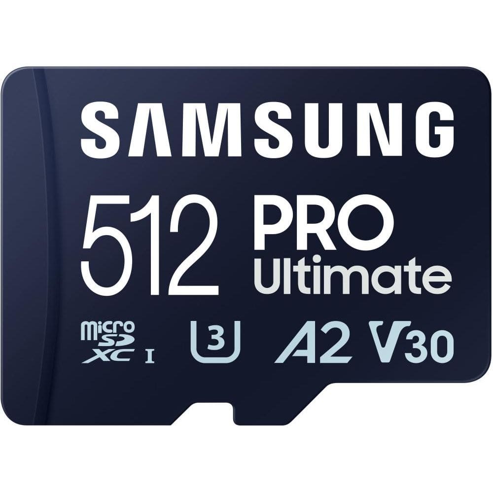 Samsung - Pro Ultimate e adaptador cartão de memória microSDXC de 512 GB-MB-MY512SA/AM