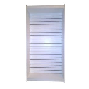 Estante Canaletada 100% Mdf Branco - Suprema Móveis