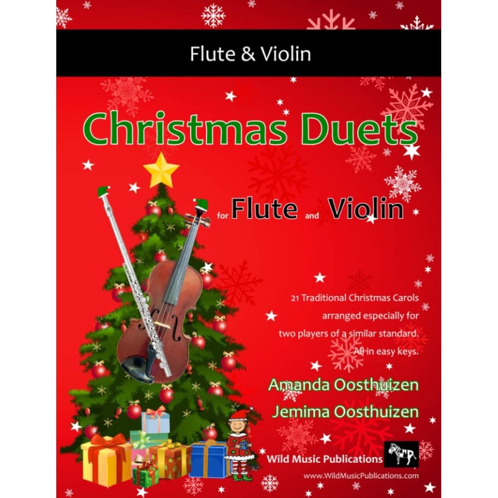 Partituras, Duetos de Natal para Flauta e Violino - 21 Canções