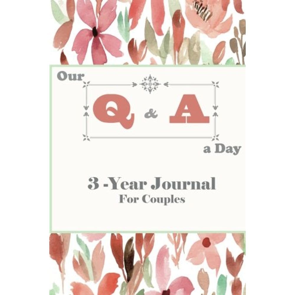 Revista de perguntas e respostas por dia, 3 anos para casais: amor, compreensão