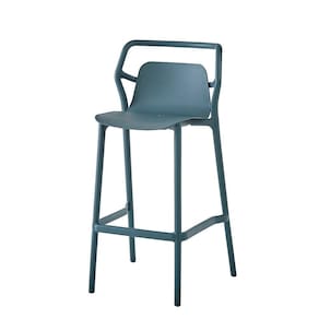 Banqueta para Jardim em Polipropileno Azul Aura