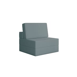 Sofá Cama Modular Flip 1 Lugar Magic Azul