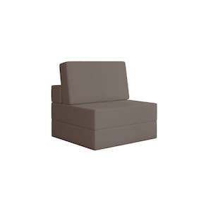 Sofá Cama Modular Flip 1 Lugar Magic Bege
