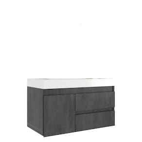 Gabinete para Banheiro 50cm X 79cm Califórnia 80 Carbono