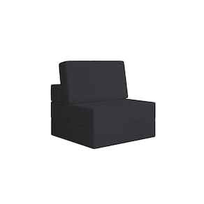 Sofá Cama Modular Flip 1 Lugar Magic Preto