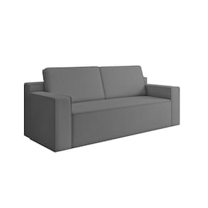 Sofá para Sala de Estar 3 Lugares Magic Cinza