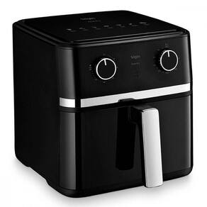 Fritadeira Elétrica Air Fryer Elgin Gran Fry 8L Preto/inox 110V