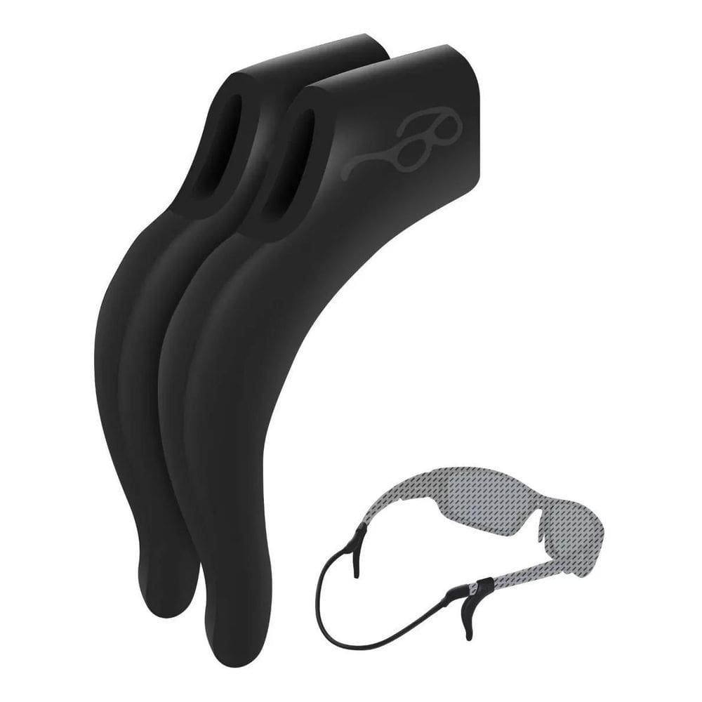 Cordão Silicone Óculos Infantil Preto  10 Unidades