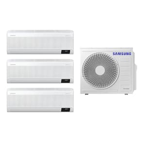 Tri-Split Samsung WindFree 24.000 BTUs (Hi Wall 3x12.000) Quente/Frio com WiFi
