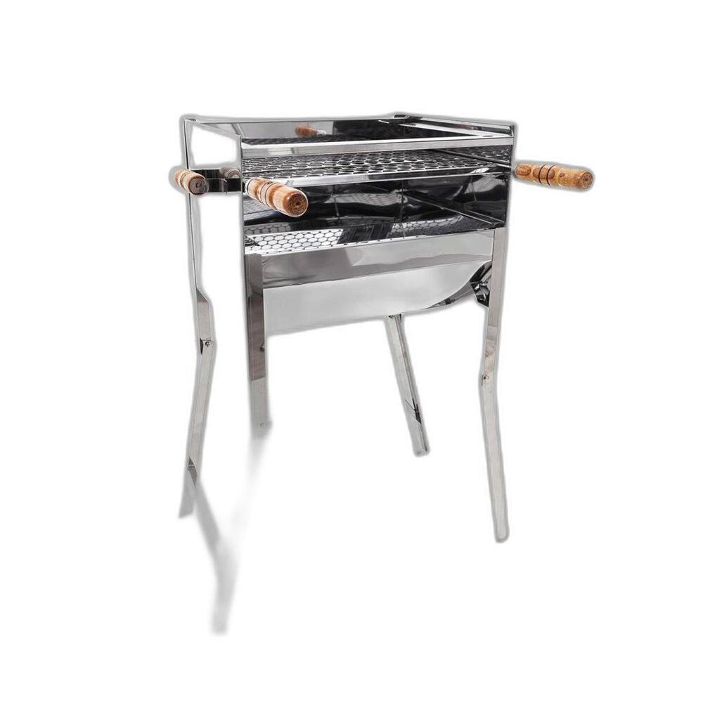 Churrasqueira Inox Portátil N1 Modelo Fechada