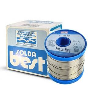 Solda Estanho Best 189 Msx 1.5mm 500g - Liga 60SN/40PB