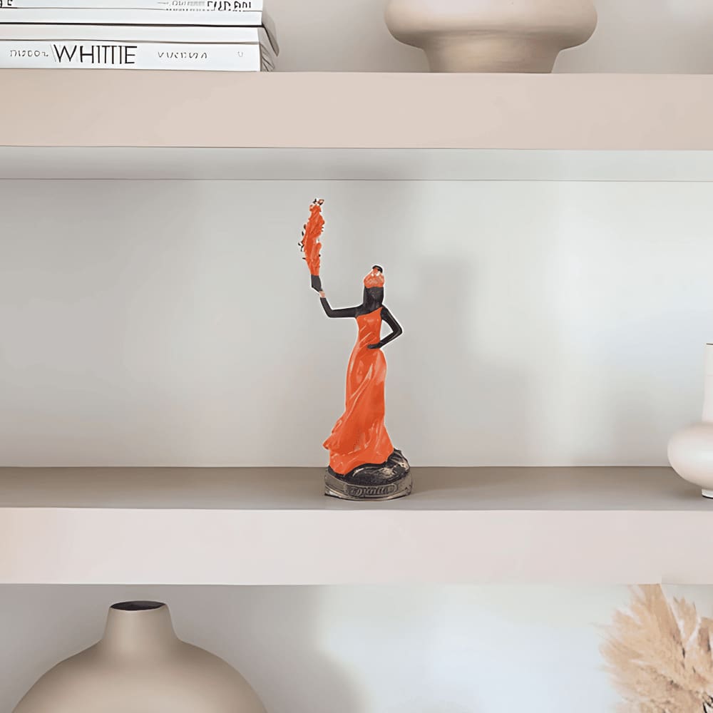 Imagem Egunita estátua umbanda candomblé resina 15 cm