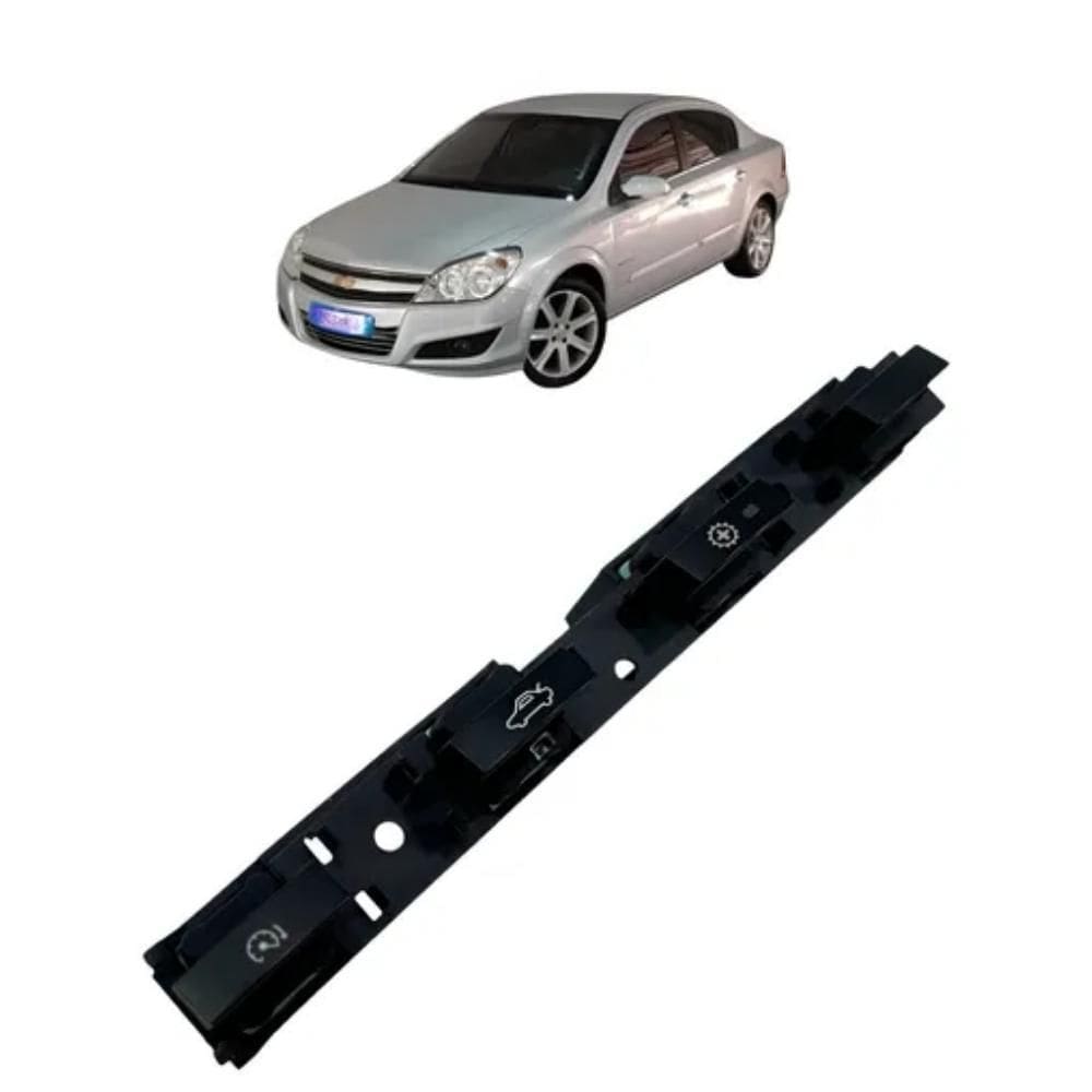 Conjunto Botao Painel Central Gm Vectra 2006 A 2012 93382963