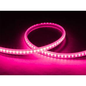 Fita Led Taschibra 5W/M 120 Leds Techcord IP65 220V Rosa | Valor Do Metro