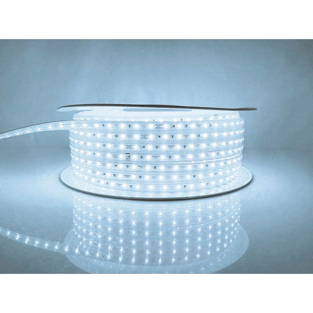 Fita Led Taschibra 5W/M 120 Leds Techcord IP65 220V 6500K Frio | Valor Do Metro