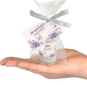 Kit 25 Mini Hidratantes 15 Anos DIY Lembrancinhas Cheirinho Talco Perfeitas para aniversário