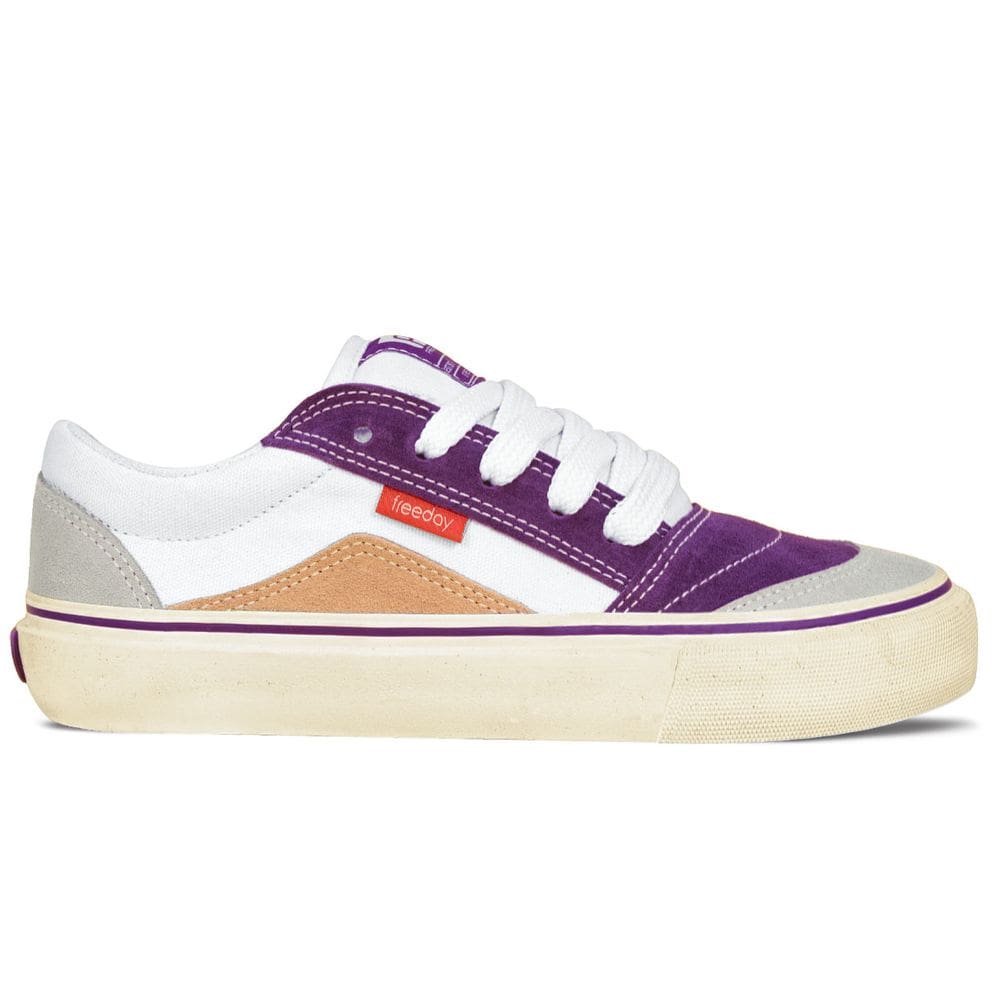 Tênis Freeday Unissex Camurça Fractal | Purple Cinza