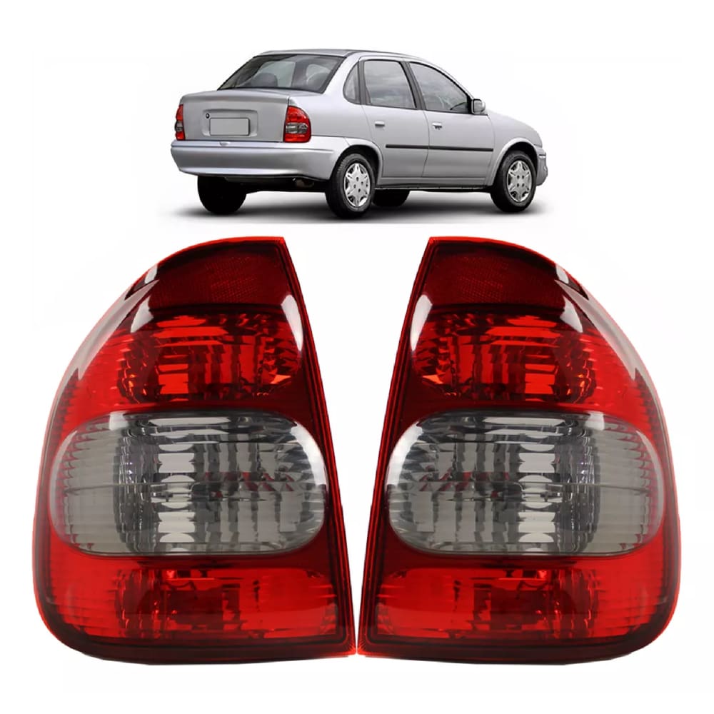 Par Lanterna Traseira Corsa Sedan Classic 2000 2001 2002