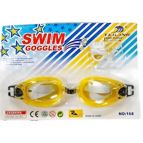 Kit Óculos de Plástico para Natação N244271-9 Amarelo-Quanhe