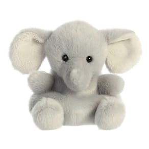 Bicho de pelúcia Aurora Adorable Palm Pals pisa em elefante de 12 cm