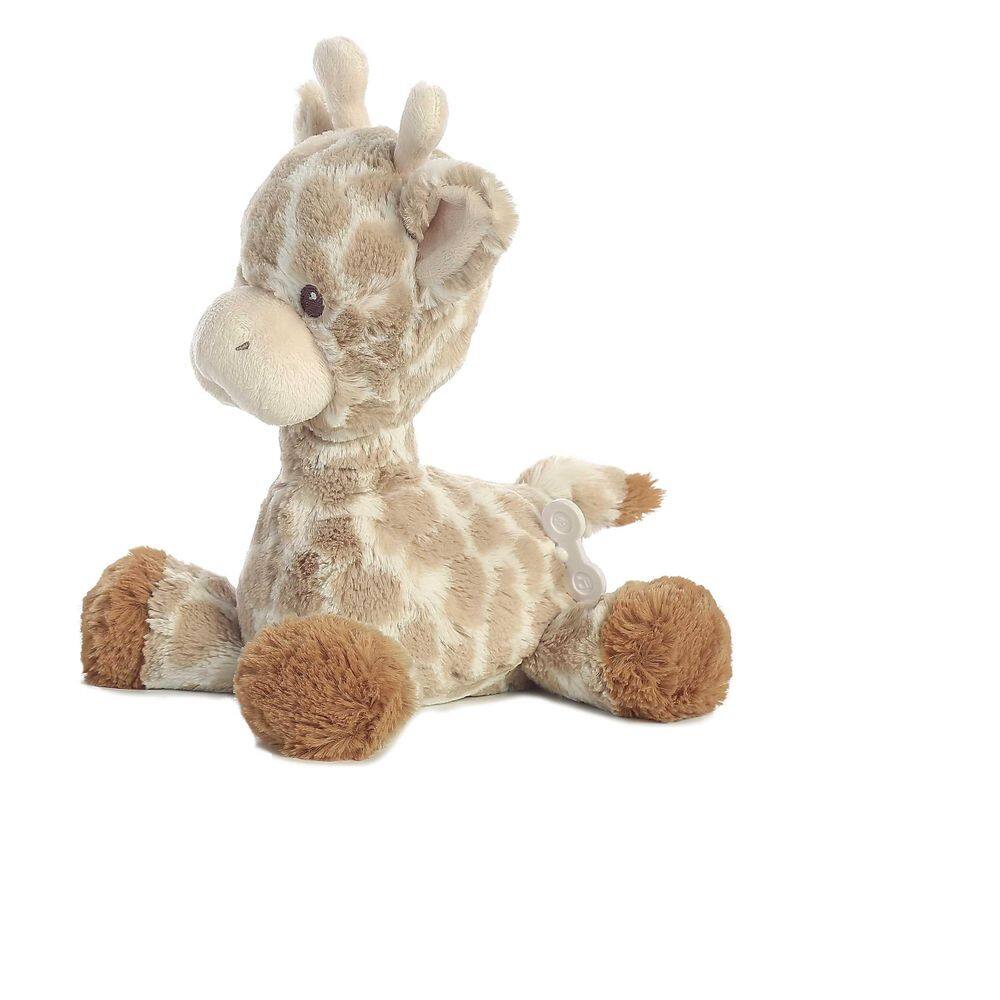 Brinquedo de pelúcia Aurora Ebba Loppy Giraffe Musical 11,5 cm