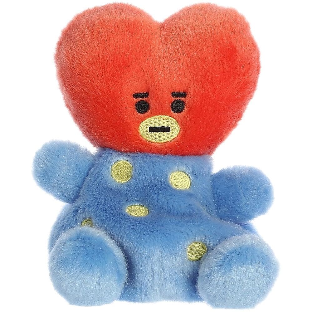 Bicho de pelúcia Aurora Lovable BT21 Palm Pals TATA Red 12cm