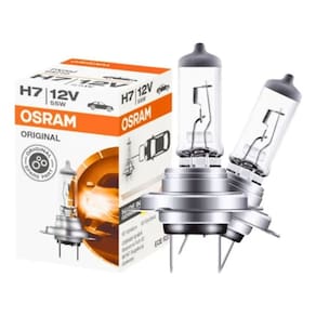Par Lâmpada Halógena Osram H7 Linha Standard 55w 12v